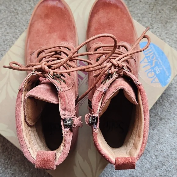 NIB Sofft Baxter Boot In Redwood - Picture 5 of 7